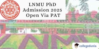 LNMU PhD Admission 2025 Open Via PAT; Apply by February 11